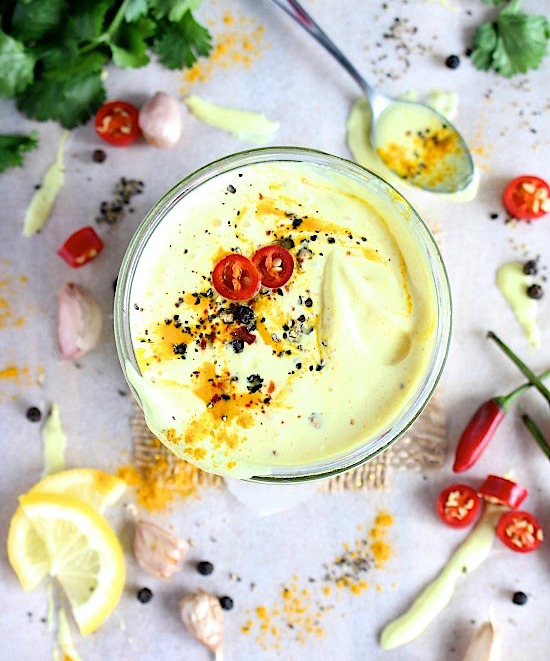 Creamy, 2 Minute Golden Goddess Dressing {Vegan, Gluten Free, Keto & Paleo Friendly}