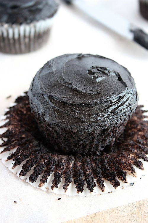 Small Batch, Double Chocolate Cupcakes {Gluten Free & Paleo Friendly}
