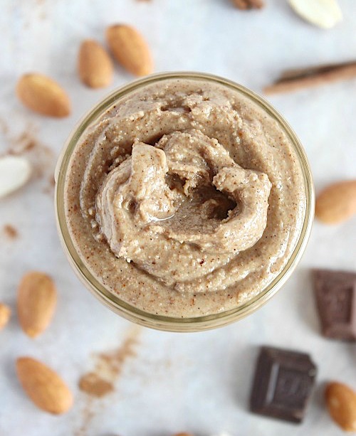 Cinnamon Spiced Almond Butter {Vegan, Gluten Free & Paleo Friendly} - www.betterwithcake.com