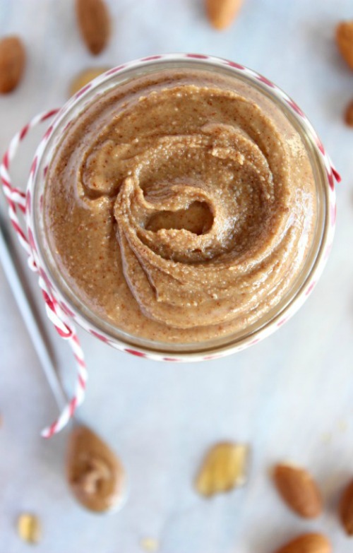 Healthy, Homemade Maple Roasted-Almond Butter