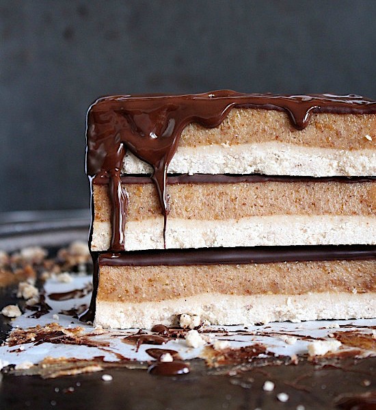 No Bake Mix & Make Raw {DATE FREE} Copycat Twix Bars