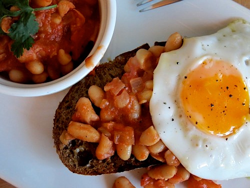 Cannellini Beans on Toast