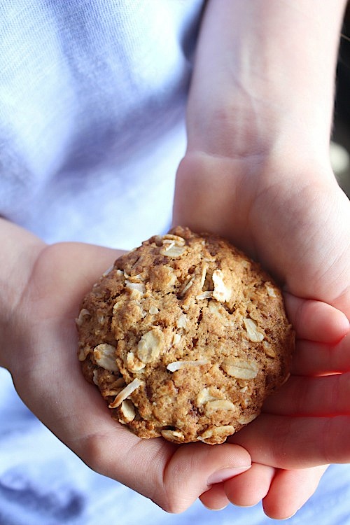Healthy, Homemade Anzac Biscuits {Gluten Free}