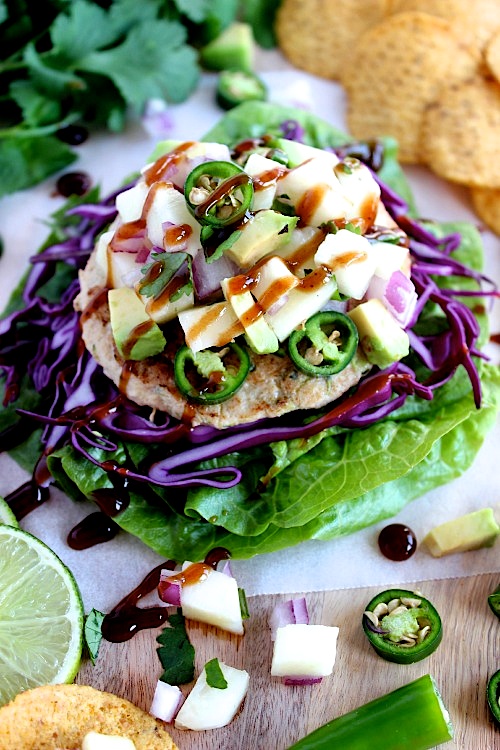 Teriyaki Turkey Burgers - {Low carb, Grain Free & Paleo Friendly} - www.betterwithcake.com