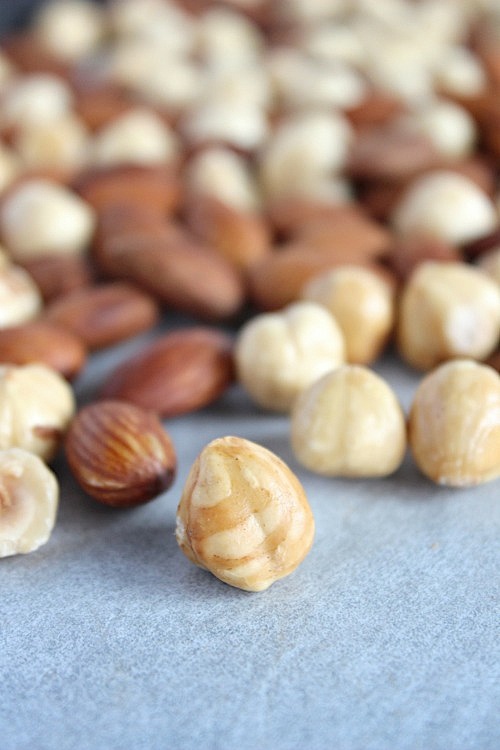 Healthy, Homemade Chocolate-Hazelnut Almond Butter {Vegan, Dairy Free & Paleo Friendly} - www.betterwithcake.com