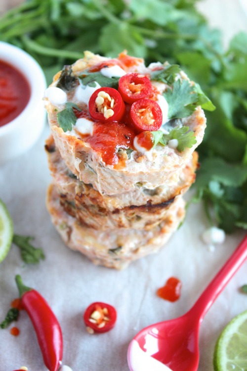 Sweet Chilli Chicken Meatloaf Muffins