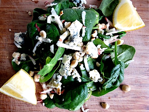 Blue Cheese, Hazelnut and Apple Salad