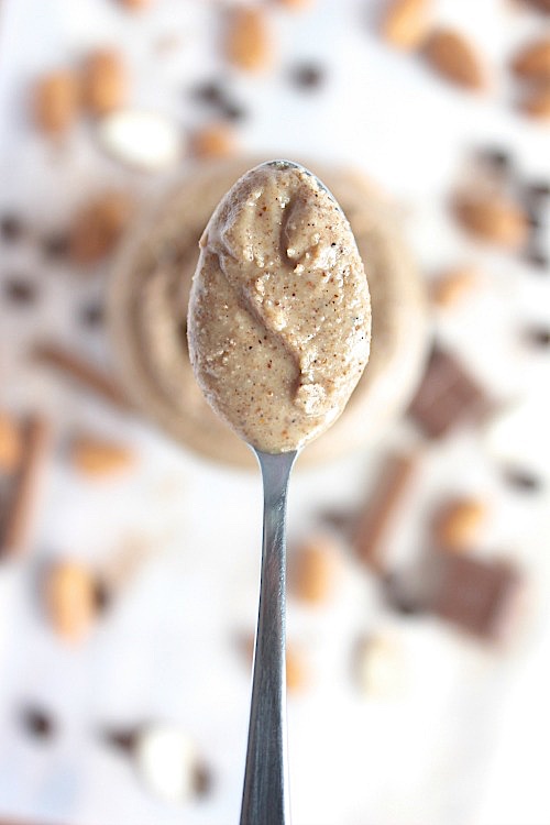 Espresso Infused, Pumpkin Spiced Almond Butter {Vegan, Gluten Free & Paleo Friendly} - www.betterwithcake.com