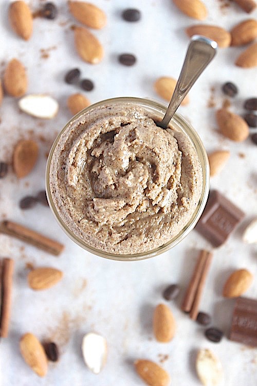 Espresso Infused, Pumpkin Spiced Almond Butter {Vegan, Gluten Free & Paleo Friendly}
