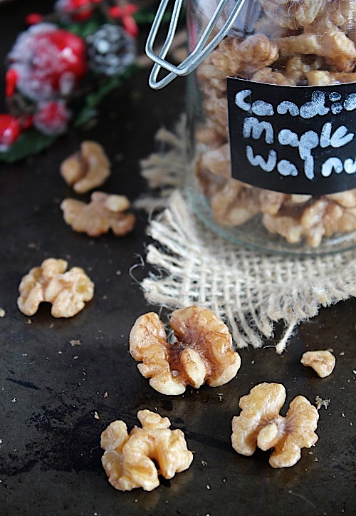 Quick and Easy Candied Maple Walnuts {Vegan, Gluten Free & Paleo} - www.betterwithcake.com