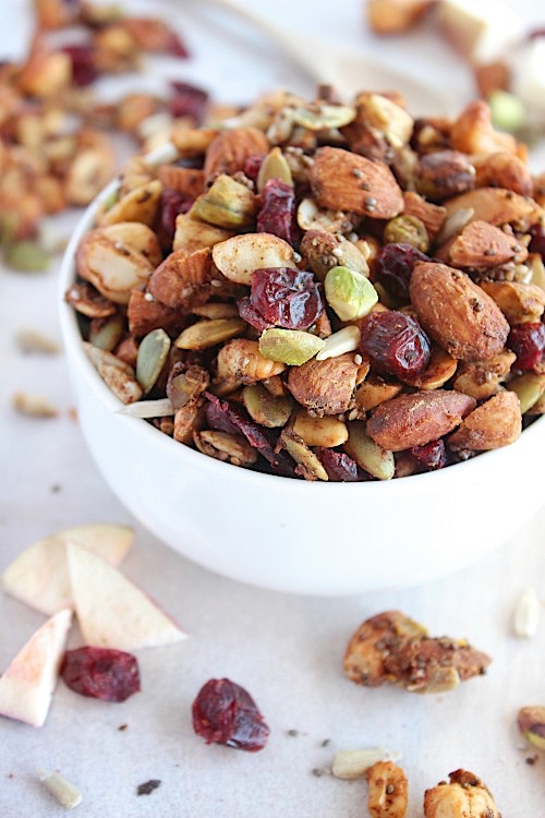 Apple and Cranberry {Grain Free} “Granola” – Vegan, Gluten Free & Paleo Friendly