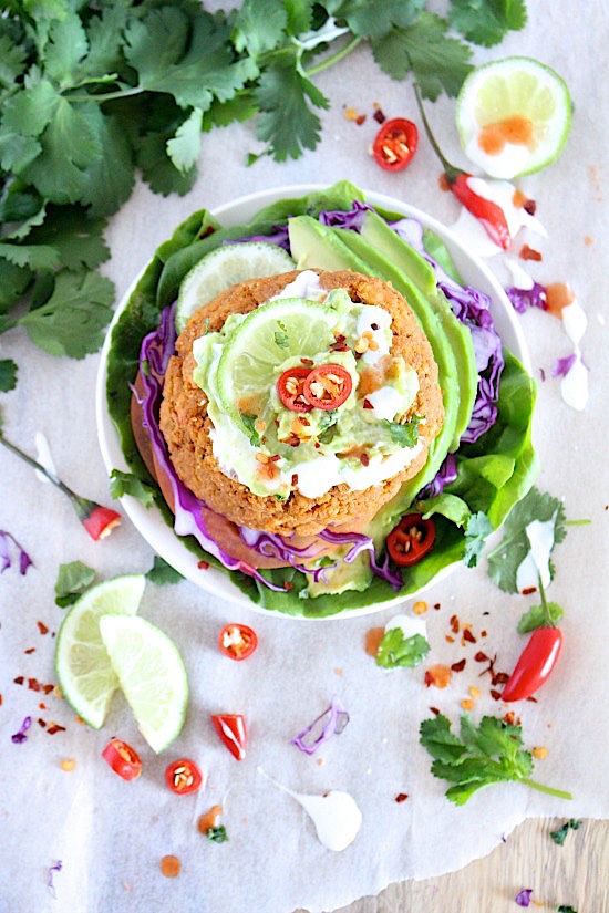 15 minute Smoked Paprika and Lime Salmon Burgers {Low Carb - Gluten Free - Dairy Free - Keto - Paleo} - www.betterwithcake.com