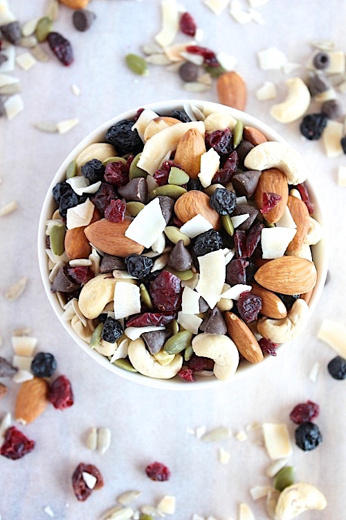 Deliciously Indulgent, Blueberry & Cranberry, Coco-Nutty Trail Mix {Vegan, Gluten Free & Paleo Friendly}