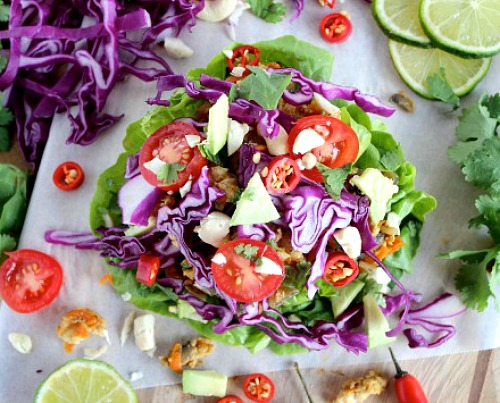 Healthy, Homemade - Asian Style Lettuce Wraps - www.betterwithcake.com