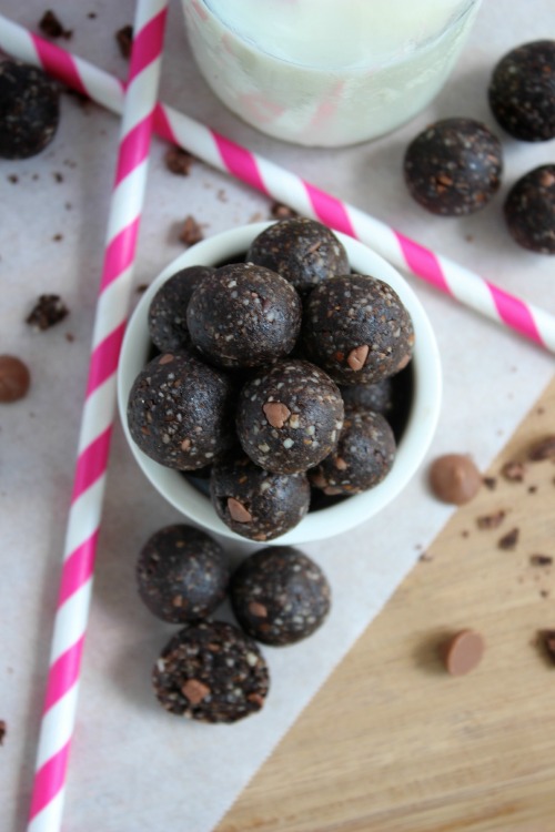 Caramel Double Choc Chip Energy Bites