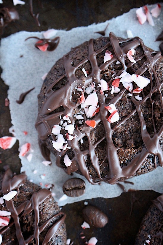 Flourless {EGG FREE} Dark Chocolate Peppermint Mocha Cookies {Gluten Free, Dairy Free, EGG FREE, Grain Free, Refined Sugar Free,Low Carb, Keto, Vegan & Paleo Friendly} - www.betterwithcake.com