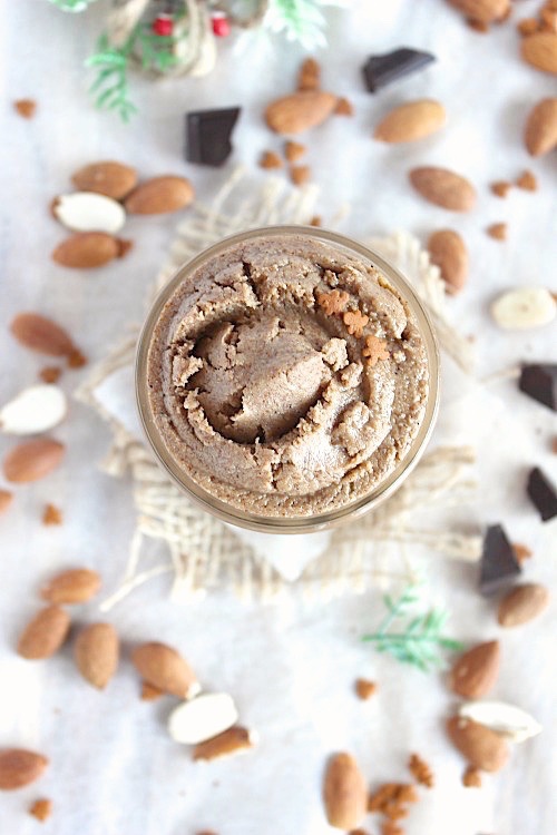 Healthy, Homemade Gingerbread Almond Butter {Vegan, Gluten Free & Paleo Friendly}