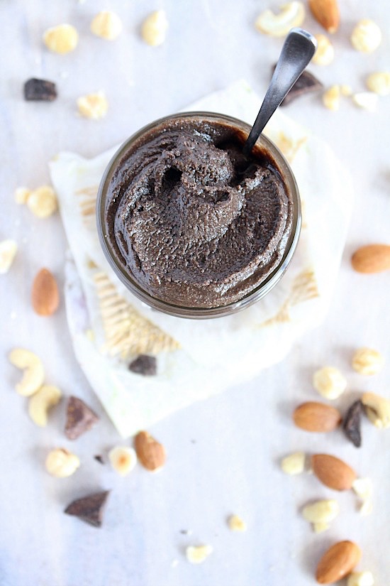 Healthy, Homemade Chocolate Hazelnut Cashew Butter {Sugar Free - Dairy Free - Gluten Free - Vegan - Keto - Paleo} - www.betterwithcake.com