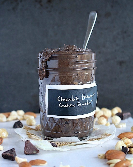 Healthy, Homemade Chocolate Hazelnut Cashew Butter {Sugar Free – Dairy Free – Gluten Free – Vegan – Keto – Paleo}