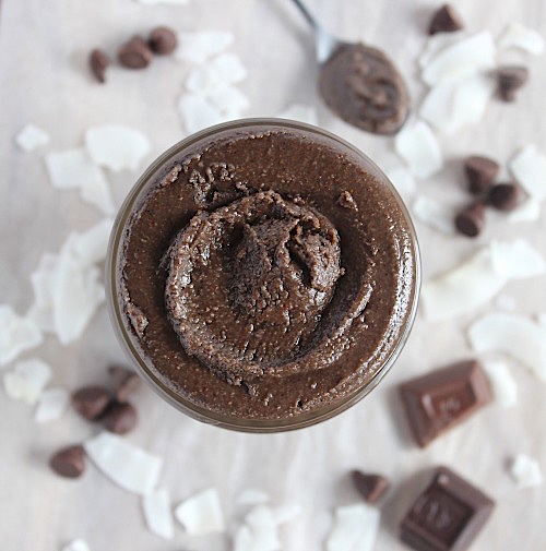 Chocolate Coconut Almond Butter {Vegan, Gluten Free, Paleo Friendly} - www.betterwithcake.com