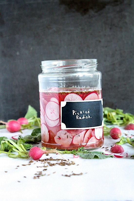 Quick and Easy Pickled Radish {Vegan, Gluten Free & Paleo Friendly}