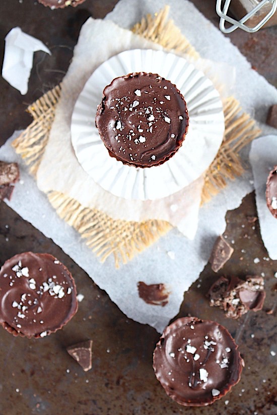 3 Ingredient, Dark Chocolate Hazelnut Cashew Butter Cups - {Sugar Free, Gluten Free, Dairy Free, Vegan, Keto & Paleo Friendly} - www.betterwithcake.com