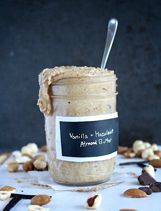 Vanilla Hazelnut Almond Butter {Vegan, Dairy Free, Sugar Free, Keto & Paleo Friendly}