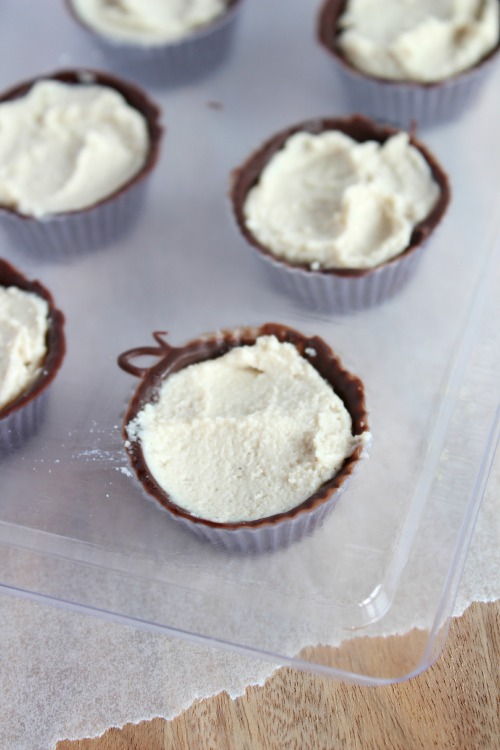 Clean Eating Dark Chocolate Vanilla {Cashew} Cream Cups