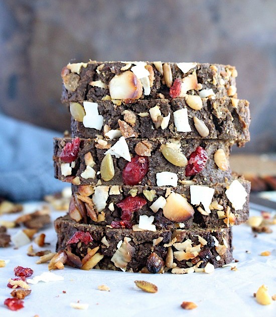 Chocolate Golden Spiced Banana Bread {Gluten Free – Grain Free – Refined Sugar Free – Keto & Paleo Friendly}