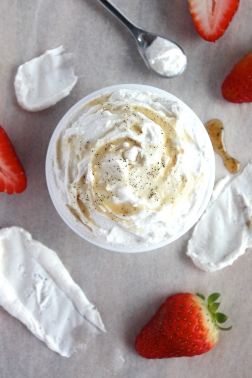 Whipped Vanilla Coconut Cream {Vegan, Dairy Free & Paleo Friendly}