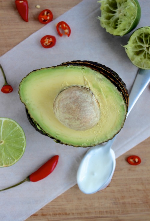 Creamy Avocado Chilli Lime and Yoghurt Dressing