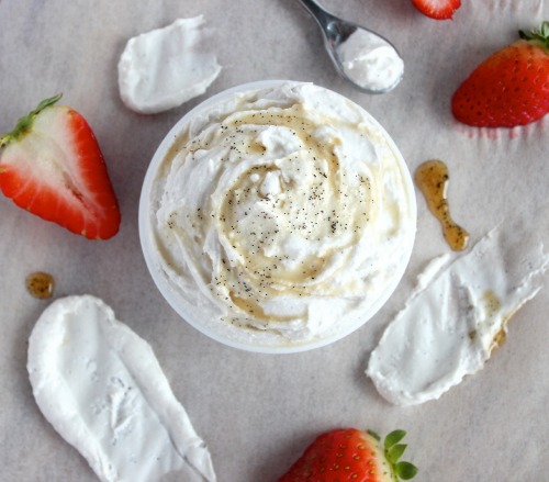 Whipped Vanilla Coconut Cream {Vegan, Dairy Free & Paleo Friendly}