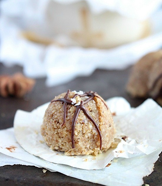 Date Free Chai Spiced Nut Butter Fudge Bites {Sugar Free – Gluten Free – Dairy Free – Low Carb – Vegan – Keto – Paleo }