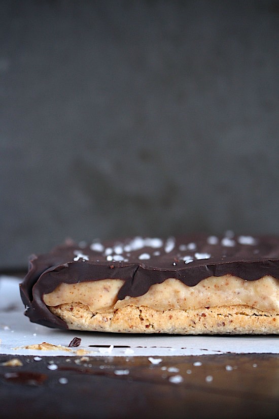 {Date Free} Salted Caramel Slice - Gluten Free - Dairy Free - Refined Sugar Free - Low Carb - Vegan - Keto - Paleo - www.betterwithcake.com