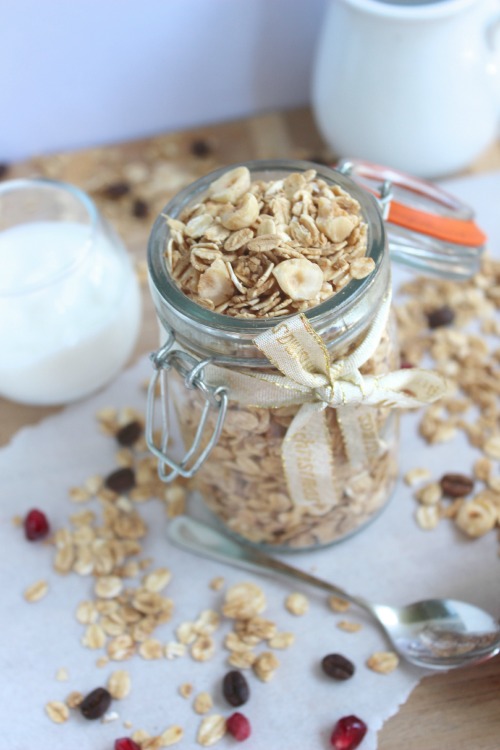 Espresso, Vanilla and Hazelnut Granola