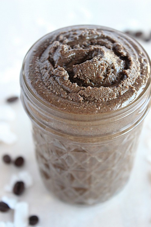 Coconut Mocha Almond Butter {Vegan, Gluten Free, Paleo Friendly} - www.betterwithcake.com