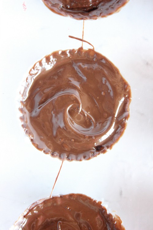 Dark Chocolate Strawberry Cashew Cream Cups {Vegan & Paleo Friendly} - www.betterwithcake.com