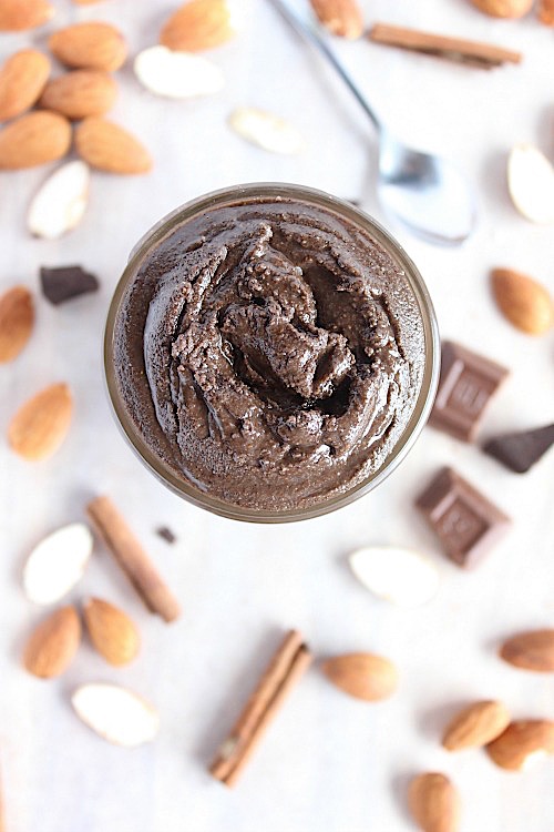 Healthy, Homemade Chocolate Chai Spiced Almond Butter {Vegan, Gluten Free & Paleo Friendly}