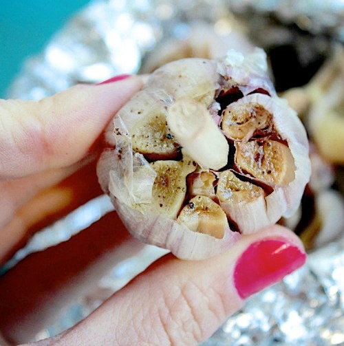 Creamy Roasted Garlic Whipped Cauliflower