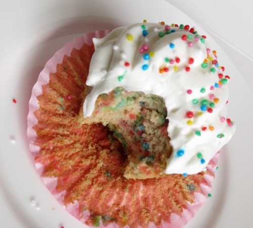 “Funfetti” cupcakes for 2