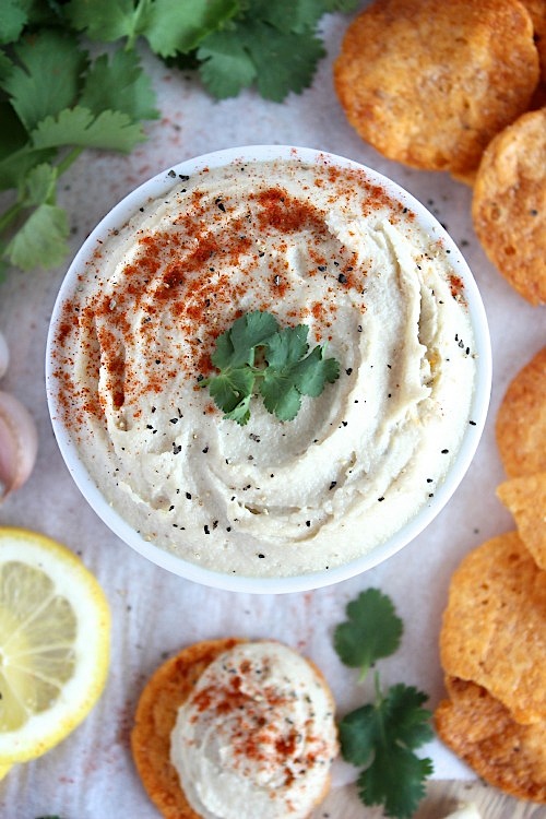 Roasted Garlic Cashew “Cheese” {Vegan, Dairy Free & Paleo Friendly}