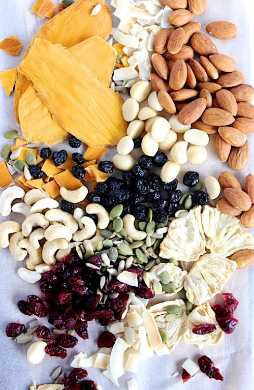 Healthy, Homemade Tropical Trail Mix {Vegan, Gluten Free & Paleo Friendly}