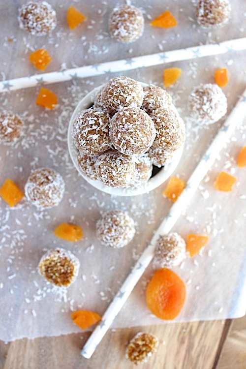 Apricot Delight Energy Bites {Vegan & Paleo Friendly}