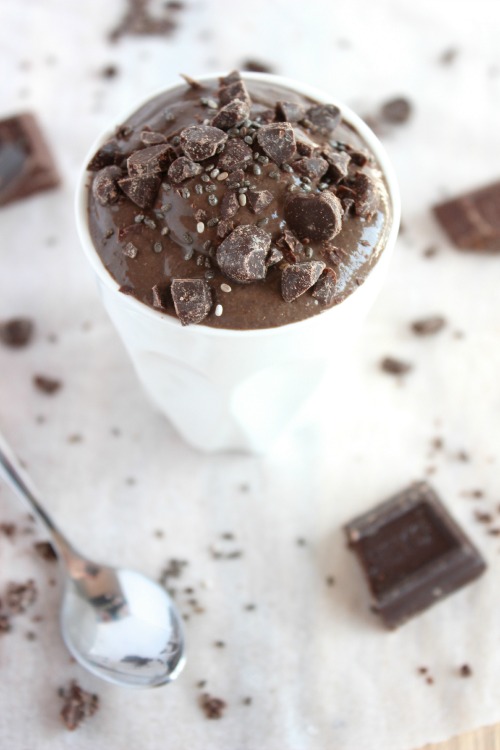 Whipped Chocolate Coconut Chia Pudding {Vegan, Dairy Free & Paleo Friendly}