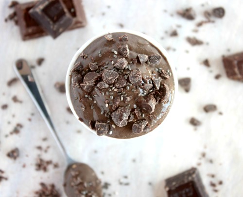 Whipped Chocolate Coconut Chia Pudding {Vegan, Dairy Free & Paleo Friendly}