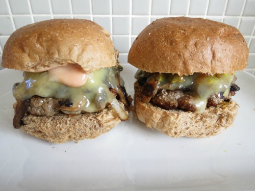 Mushroom and Cheese Sliders