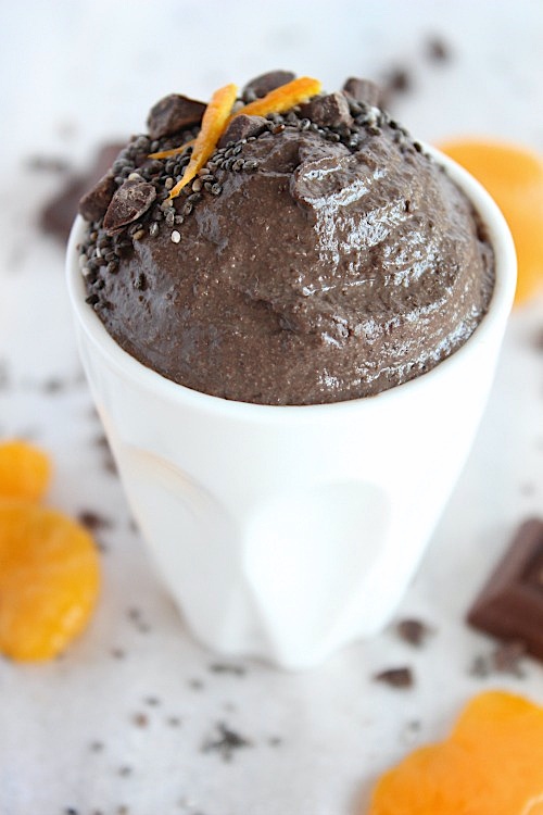 Chocolate Orange Chia Pudding {Vegan, Gluten Free & Paleo Friendly} - www.betterwithcake.com