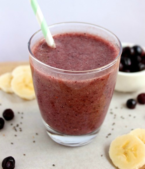 Blueberry, Apple & Banana Super Smoothie