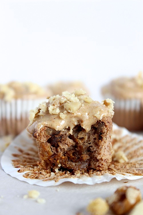 Banana, Fig & Walnut Muffins - {Gluten Free, Dairy Free, Grain Free & Paleo Friendly} - www.betterwithcake.com