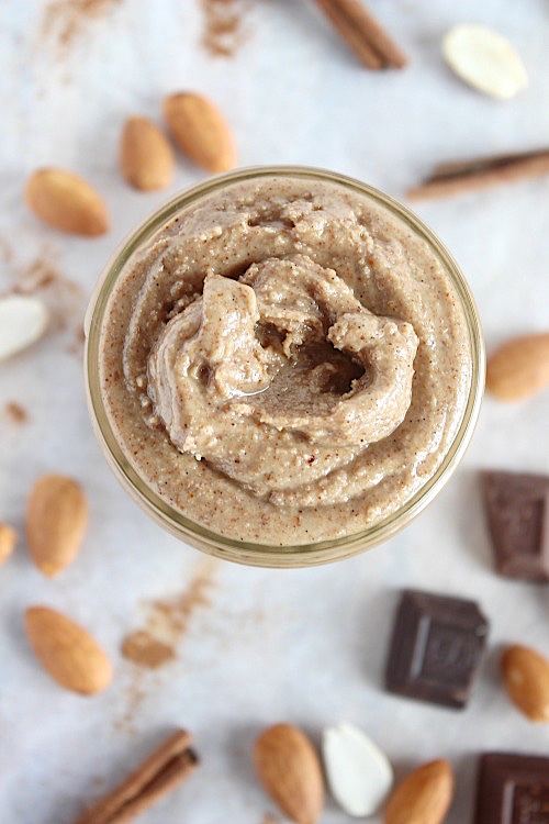 Cinnamon Spiced Almond Butter {Vegan, Gluten Free & Paleo Friendly}